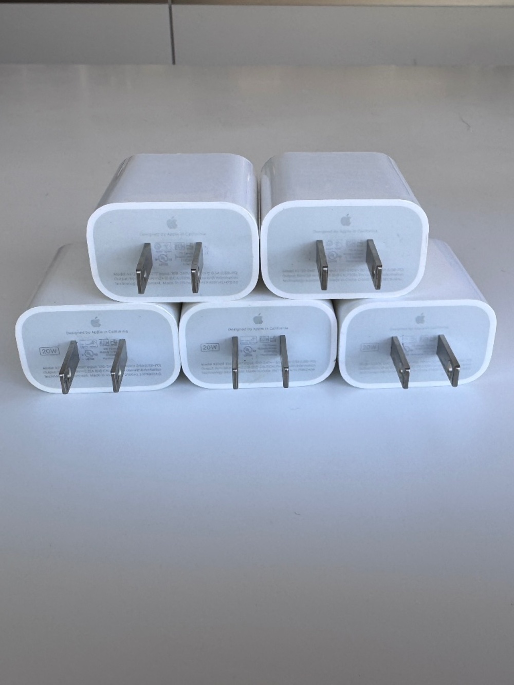 5 Apple USB-C Power Adapters